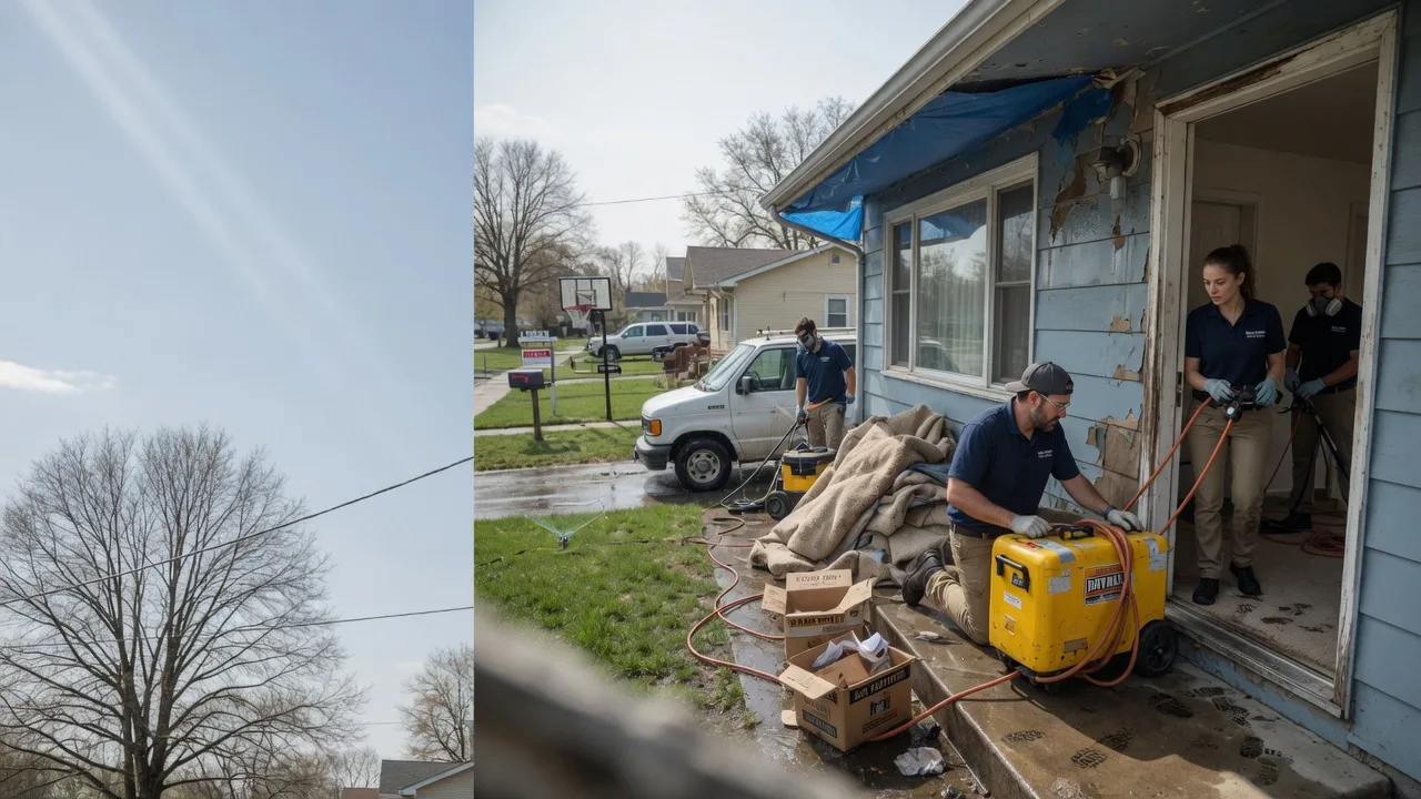 Basement Flood Cleanup in Stockport, OH near me